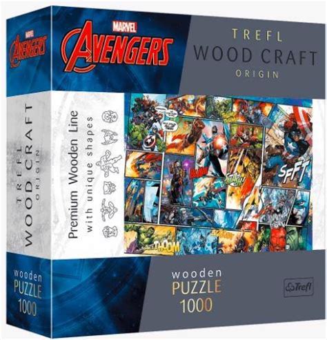 Puzzle The Marvel Comics Universe wooden, 1 000 pieces | Puzzle-USA.com