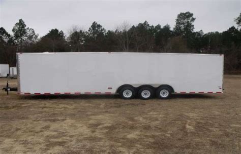 32 Foot Triple Axle Car Hauler / Cargo Trailer - 650 - American Trailer ...