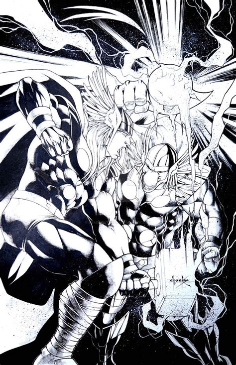 Thor Vs Beta Ray Bill By Shadowlynxer On Deviantart