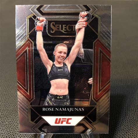 2022 Panini Select UFC Rose Namajunas Mezzanine Level 310 Strawweight