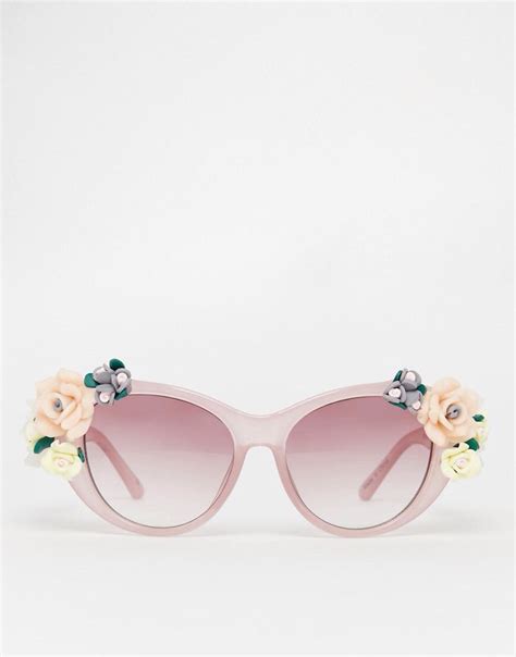 Love This From Asos Jeepers Diy Fashion Cat Eye Sunglasses Asos Bling Novelty Flowers