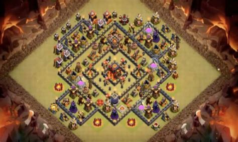 Dise O De Aldeas Con Ayuntamiento A Nivel En Clash Of Clans