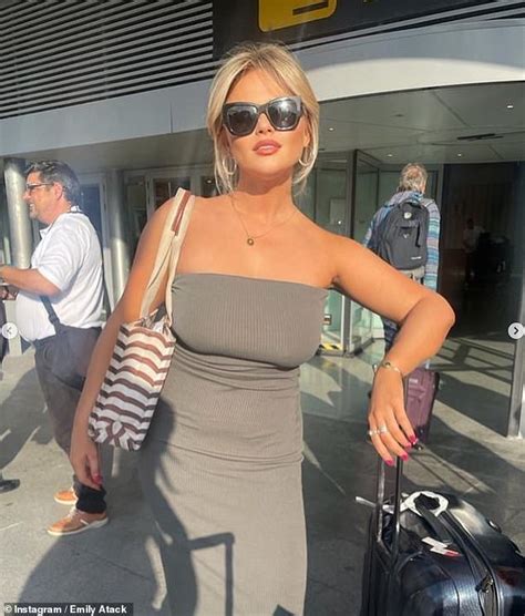 Emily Atack Shows Off Her Gorgeous Curves In A Plunging Leopard Print Bikini Daily Mail Online