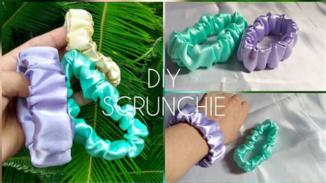 Diy Scrunchie F Cil Como Fazer Scrunchie Xuxinha Diy Scrunchie