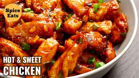HOT AND SWEET CHICKEN | SPICY AND SWEET CHICKEN RECIPE | BY SPICE EATS ...