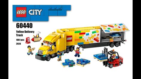 Lego® City 60440 Yellow Delivery Truck Build Markbuildsbrix Youtube