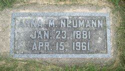 Anna Marie Linde Neumann 1881 1961 Memorial Find A Grave