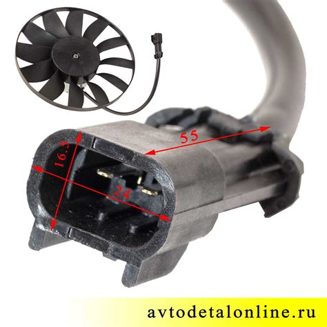 Электровентилятор УАЗ Патриот для охлаждения радиатора 409 двигателя ...