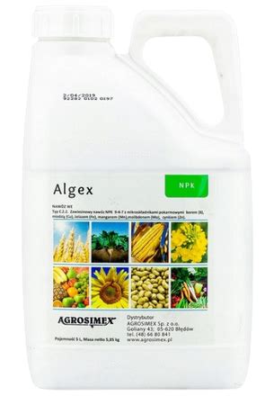 ALGEX 10 L 10 L Nawozy Dolistne Agro Centr Centrum Zaopatrzenia