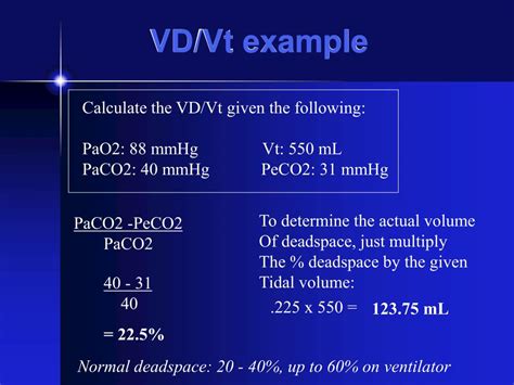 Ppt Respiratory Calculations Powerpoint Presentation Free Download