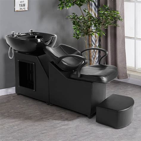 Shampoo Station Backwash Chair Shampoo Bowl Sink Unit Station