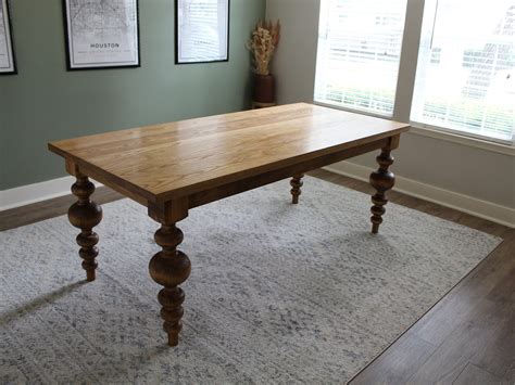 Unfinished Legs Dining Table at Hector Dwight blog