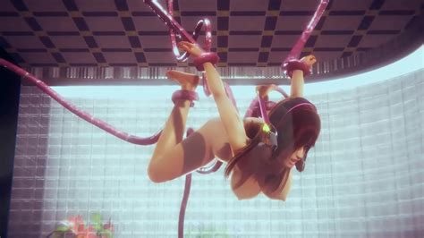 Overwatch Hentai DIVA penetración anal y vaginal en trío XNXX