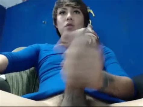 Hot Shemale Jerks And Cums AShemaletube
