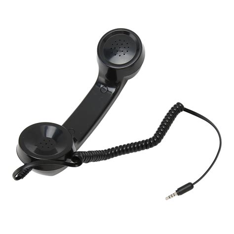 Retro Phone Handset, Radiation Proof Handheld Cell Phone Receiver ...