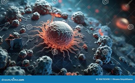 Cancer Cell Metastasis Disease Anatomy Concept As Growing Malignant Tumor On Organ Inside Human