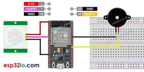 Esp Motion Sensor Piezo Buzzer Esp Tutorial