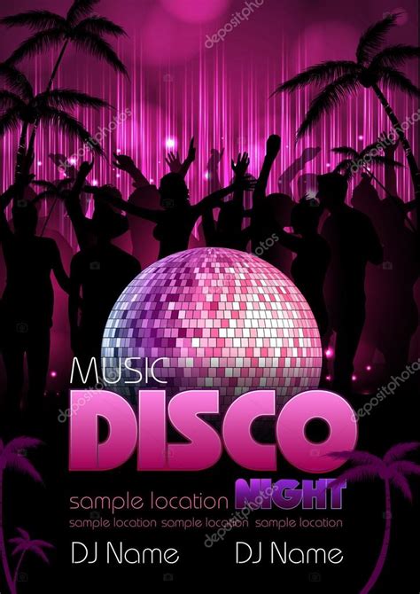 Disco Background Disco Poster Stock Vector Image By ©annbozshko 59068999