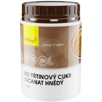 Wolfberry Třtinový cukr Sucanat s melasou Bio 500 g od 92 Kč Heureka cz