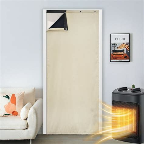 Dongpai Thermal Insulated Door Curtain Winter Thicken Cotton Windproof Soundproof Temporary