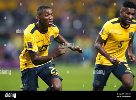 Moises Caicedo Of Ecuador Celebrates His Goal During The FIFA World Cup