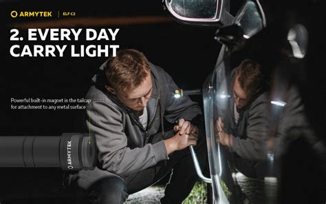 Armytek Elf C2 Micro Usb+18650 Warm White - Lock & Load Co