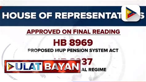 Ilang Priority Bills Ni Pbbm Kabilang Ang Mup Pension System Bill