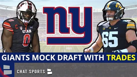 Giants Mock Draft With Trades Latest New York Giants Nfl Mock