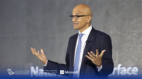 Keynote By Microsoft Chairman And Ceo Satya Nadella During His Visit To