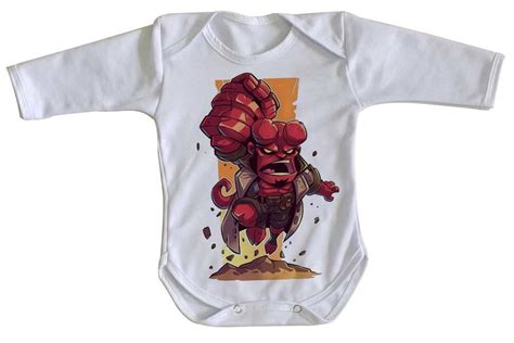 Emp Rio Dutra Roupa Beb Manga Longa Hellboy