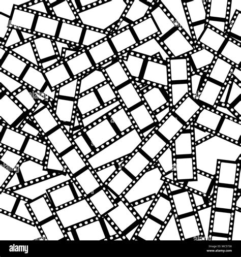 Seamless tile vector texture pattern, black and white film Stock Vector Image & Art - Alamy