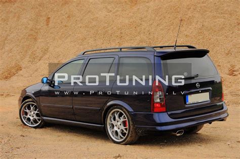 OPC Look Rear Door Roof Spoiler For Opel Astra G 98 05 Combi Wagon In