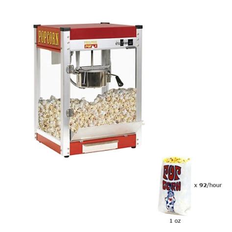 Paragon Theater Pop 4 Ounce Popcorn Machine for Professional Concessionaires Requiring ...