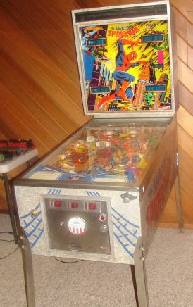 The Amazing Spider Man Pinball By D Gottlieb Company 1980 At