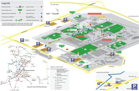 Mapa Koda Auto Mlad Boleslav Mapa