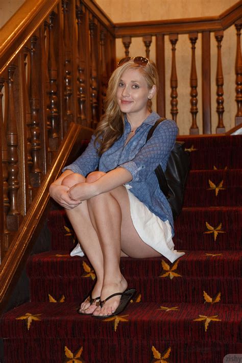 Erotic Blonde Model In White Shoes Posing O XXX Dessert Picture