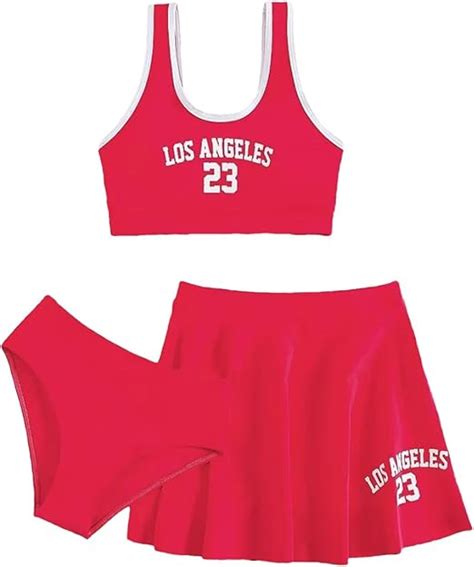 Cokbyavla Criss Cross Color Block Bikini Set With Beach Cover Up For Girl Girl Swimwear Pieces