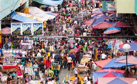 At The Center Of The Philippine Capital Of Manila The Market Rich