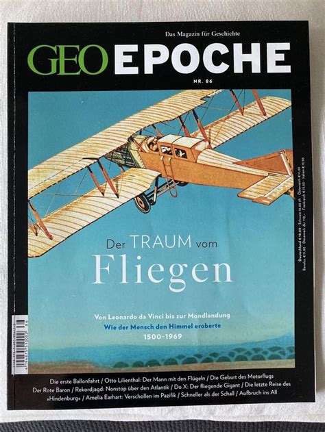 Geo Epoche Der Traum Vom Fliegen Kaufen Auf Ricardo