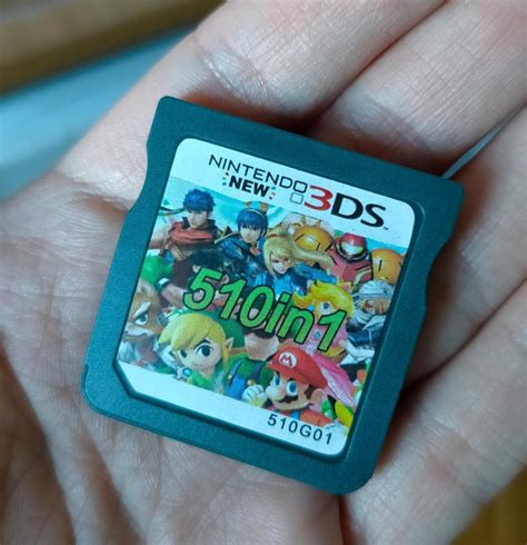 Multi 510 In 1 Video Game Cartridge Nintendo Ds 2ds 3ds Etsy