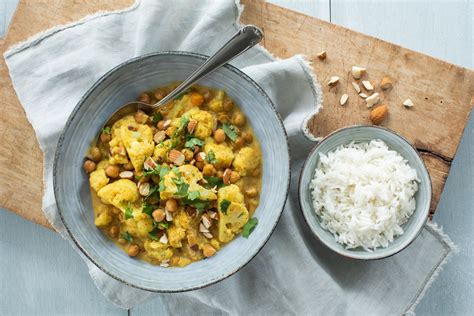 Curry Met Bloemkool En Kikkererwten