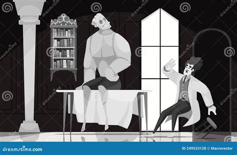 Cartoon Frankenstein Illustration Stock Vector - Illustration of ...