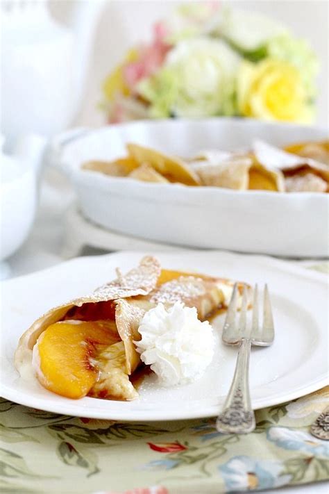 Peaches And Cream Cheese Crepes Artofit