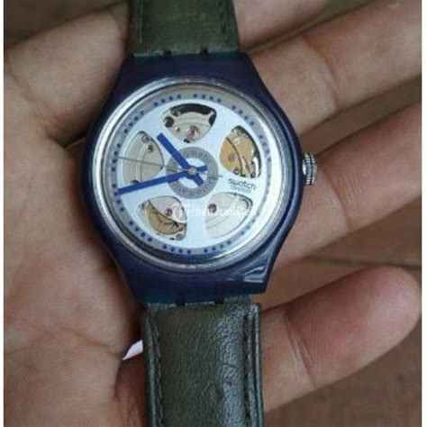 Jam Tangan Swatch Automatic Mulus Box Ori Strap Ori Kondisi Second Di