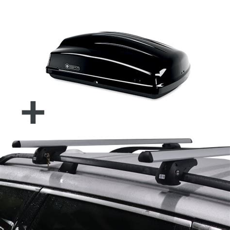 Dachbox Modula Ciao 310 Liter + dachträger Suzuki Jimny SUV 1998 - 2018