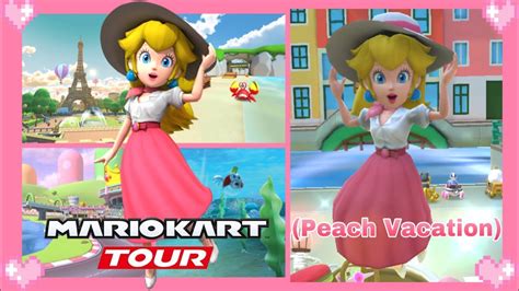 🌸 Mario Kart Tour Peach Vacation Gameplay 🌸 Youtube