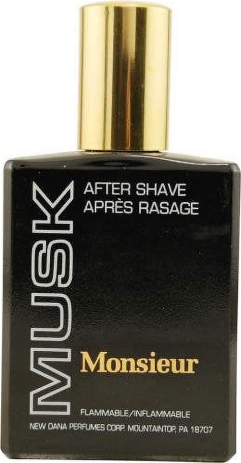 Monsieur Musk By Dana For Men Aftershave 4 Oz