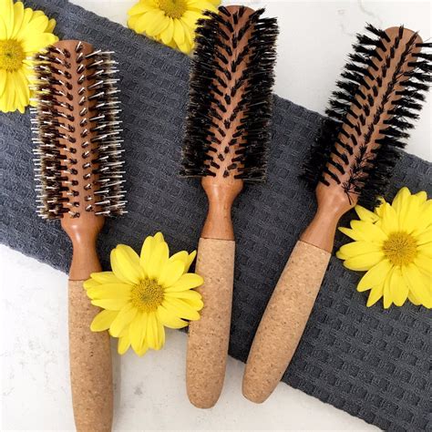 Three Boar Bristle Round Hair Brushes For Multiple Styling Options Creative Pro Hair Tools