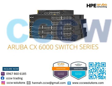 Aruba CX 6000 Switch Series Computers Tech Office Business