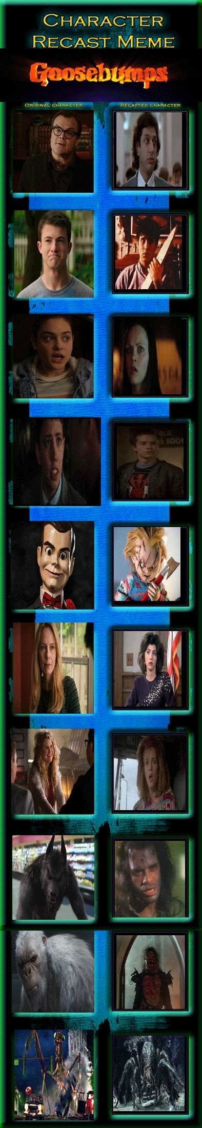 Goosebumps Cast. by monstermaster13 on DeviantArt